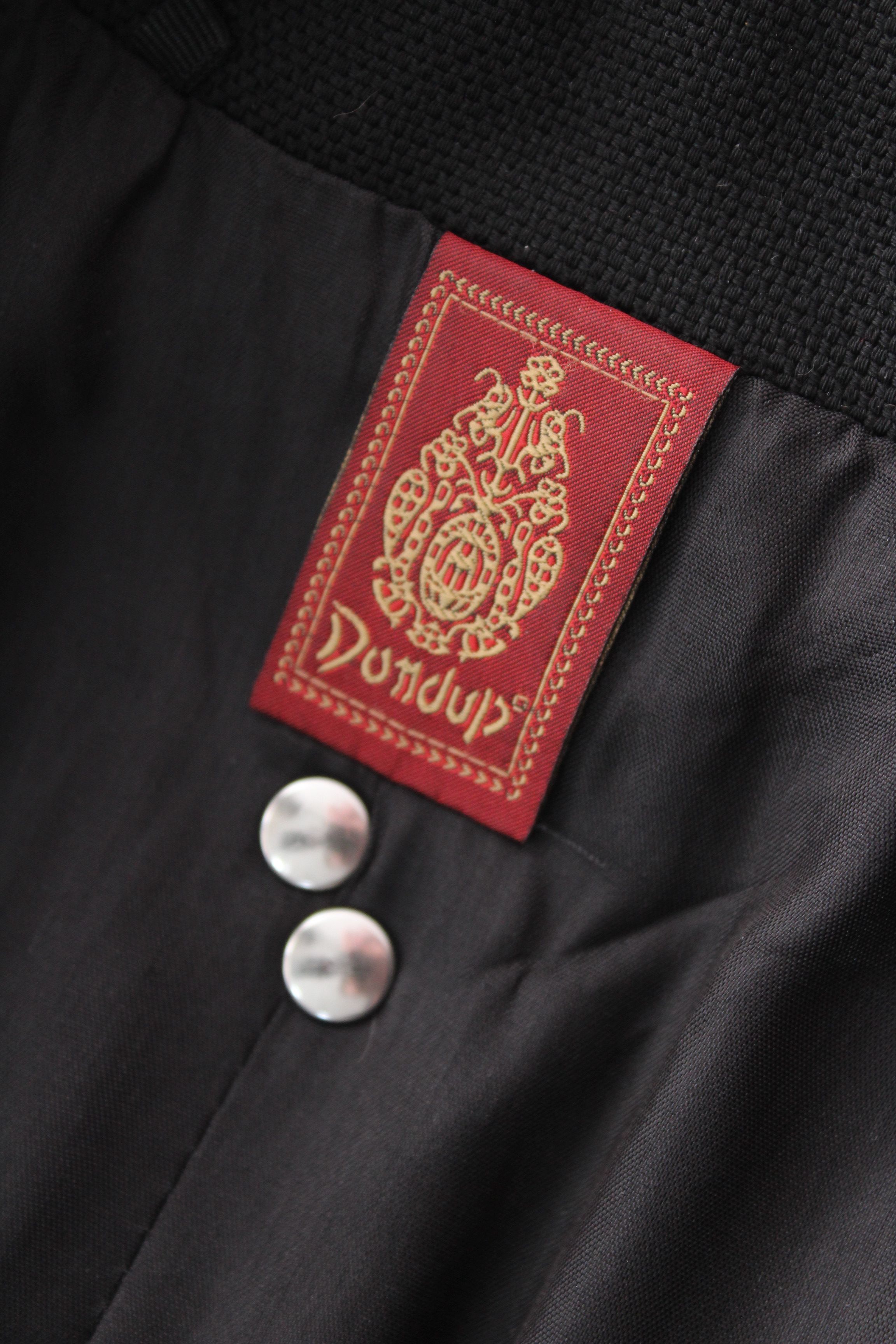 Dondup Dondup Black Wool Double-Breasted Coat Made in Italy Size M / US 6-8 / IT 42-44 - 11 Thumbnail