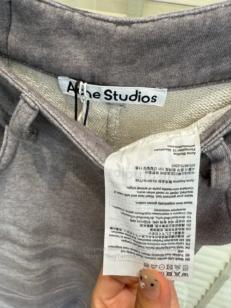 Acne Studios Acne Studios Grey high-waisted wide-leg pants Size US 28 / EU 44 - 3 Thumbnail