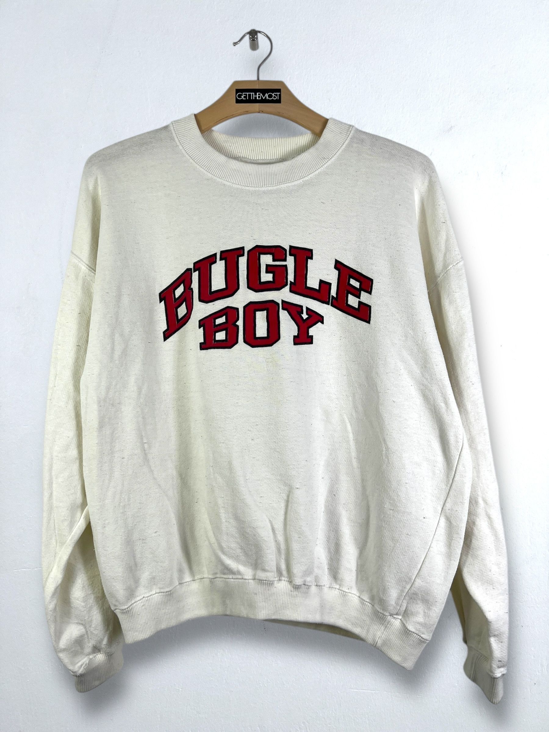 Bugle Boy No.5057 Vintage 90s Bugle Boy Graphic Sweatshirt (L) Size US L / EU 52-54 / 3 - 1 Thumbnail