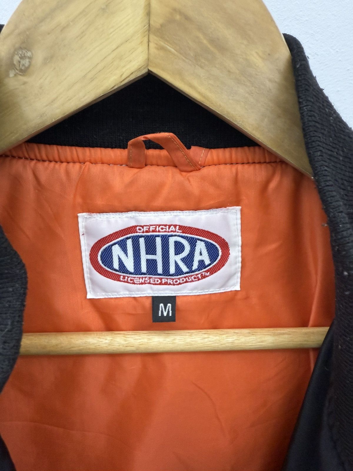 Sports Specialties National Hot Rod Association NHRA Drag Racing Bomber Jacket Size US L / EU 52-54 / 3 - 8 Thumbnail