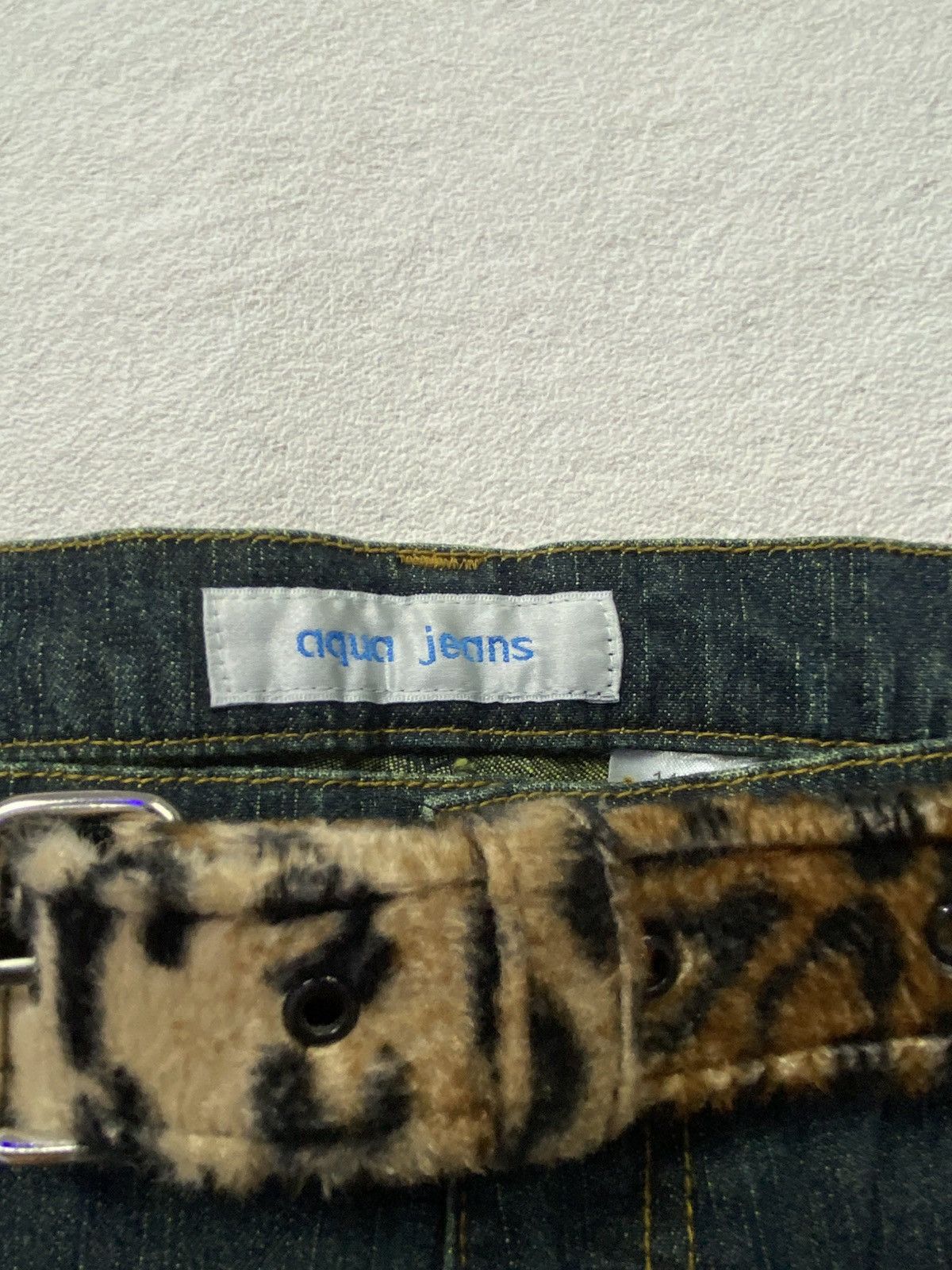 If Six Was Nine × Japanese Brand × Le Grande Bleu (L.G.B.) Aqua jeans tatto mud washed flare pant Size US 36 / EU 52 - 5 Thumbnail