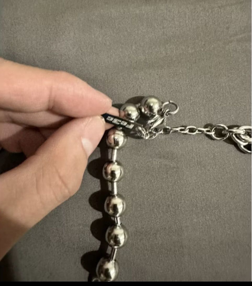 Vintage Pearl necklace with customize diamond Size ONE SIZE - 3 Thumbnail