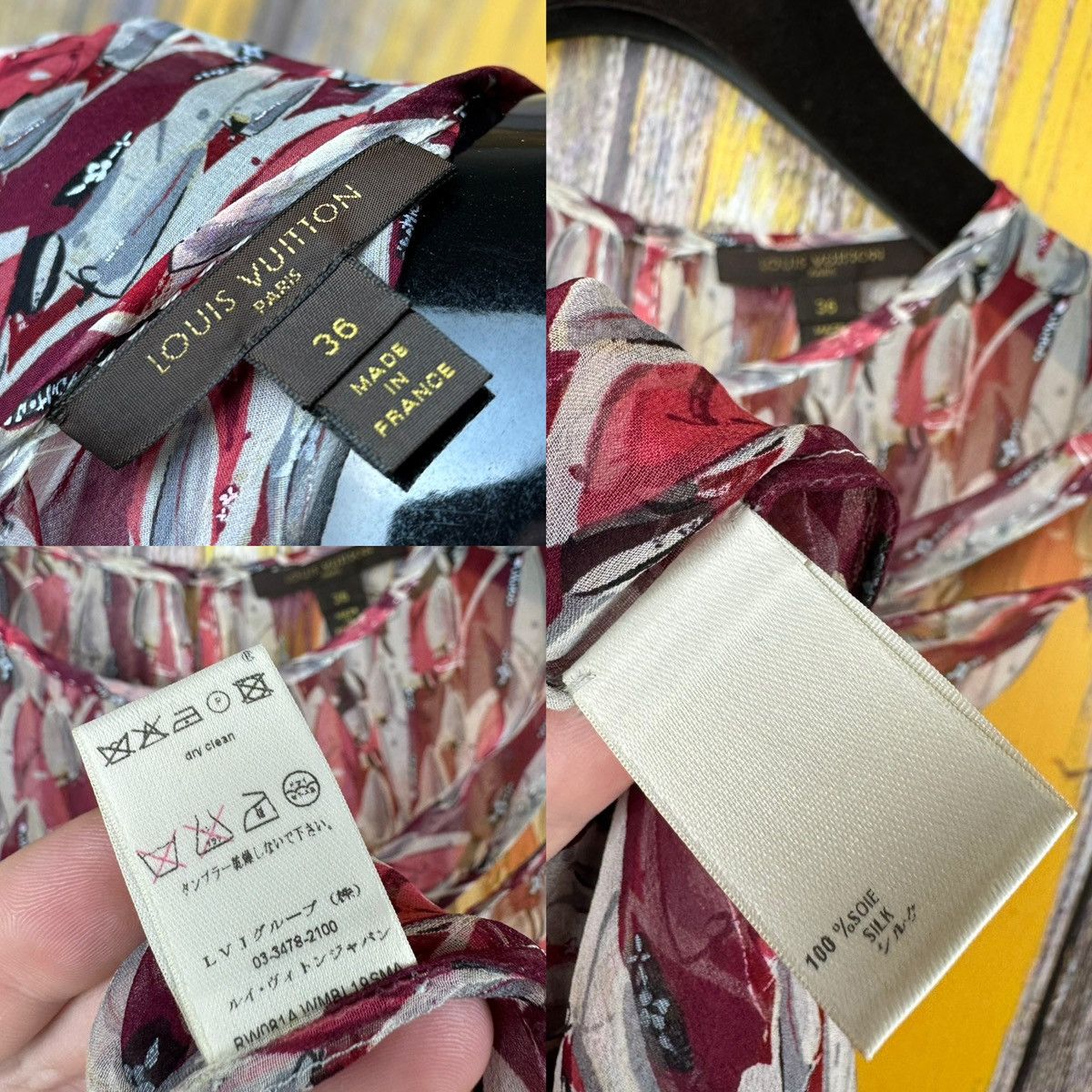Louis Vuitton Louis Vuitton Silk Sleeveless Blouse Multicolour Size 36 FR Size XS / US 0-2 / IT 36-38 - 5 Thumbnail
