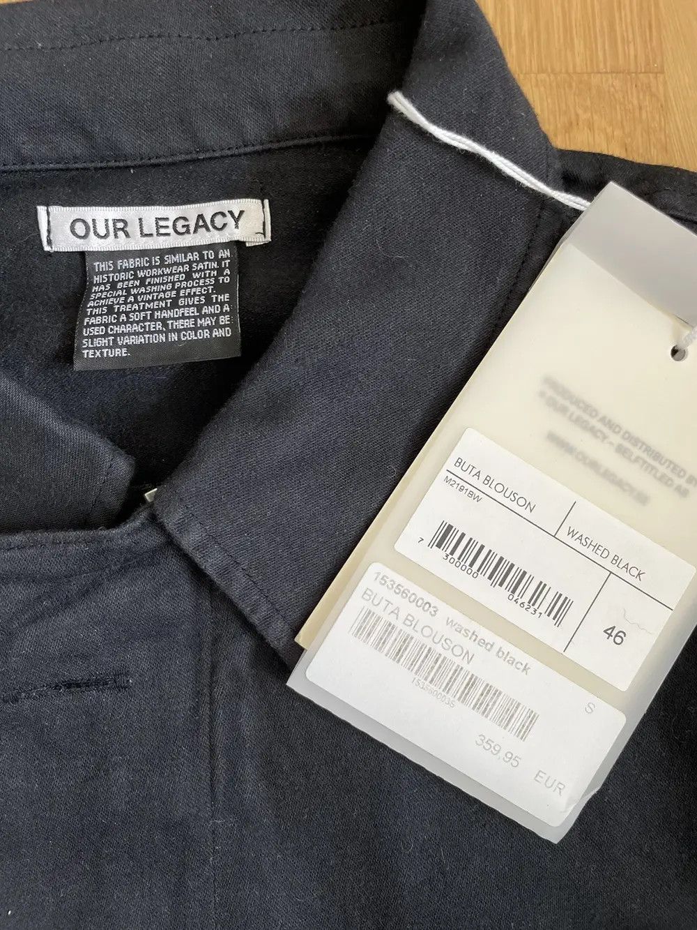 Our Legacy Our Legacy BUTA BLOUSON WASHED BLACK 46 Size US S / EU 44-46 / 1 - 5 Thumbnail