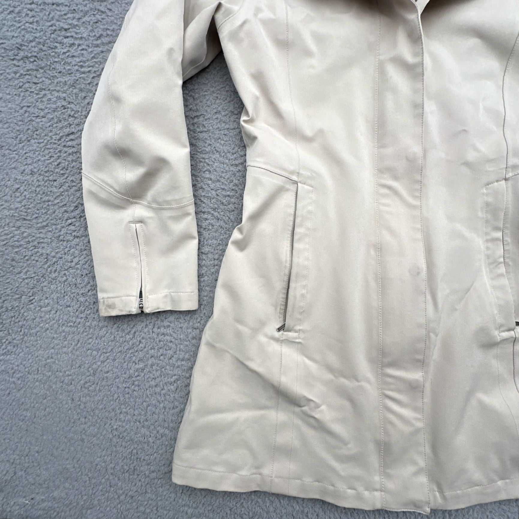 Patagonia VINTAGE Patagonia Women’s Parka Jacket Beige S Hooded Knee Length Outdoor Adventure Gear Size S / US 4 / IT 40 - 6 Thumbnail