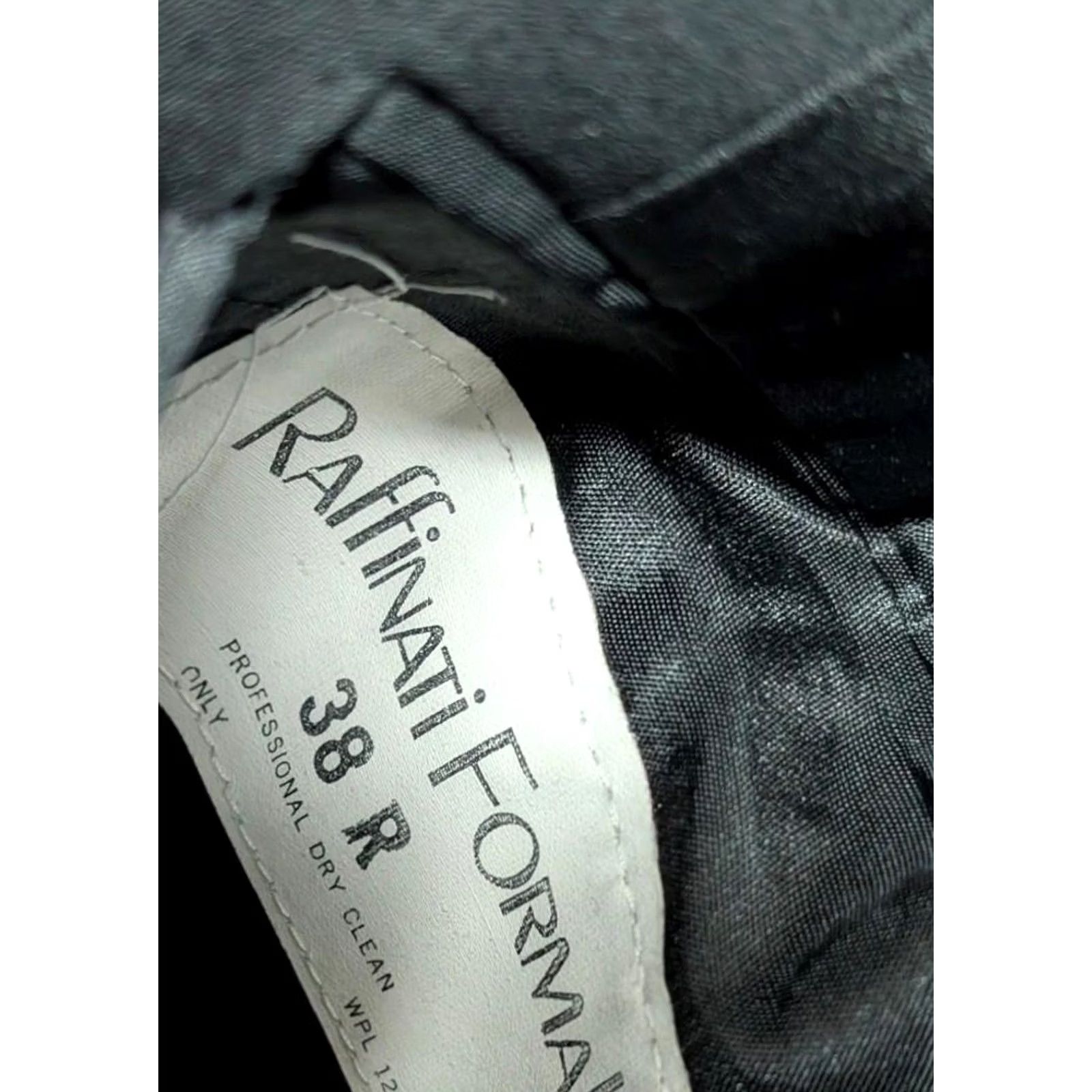 Vintage VINTAGE Raffinati Tuxedo Blazer Peak Wool 38R Men White? Size 38R - 6 Thumbnail