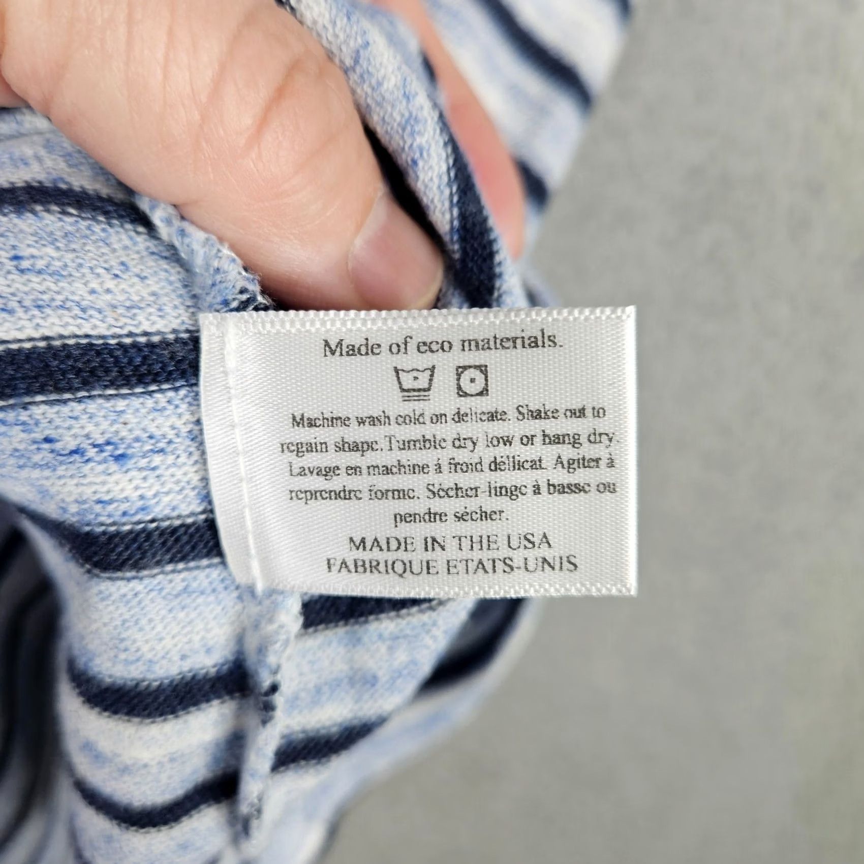 Vintage The Lady & The Sailor Dress Women Round Neck Mini Blue Black Stripes Sz 3 Figures: Cotton Polyester All Season Dress Length Short Vintage No Size XS / US 0-2 / IT 36-38 - 7 Thumbnail