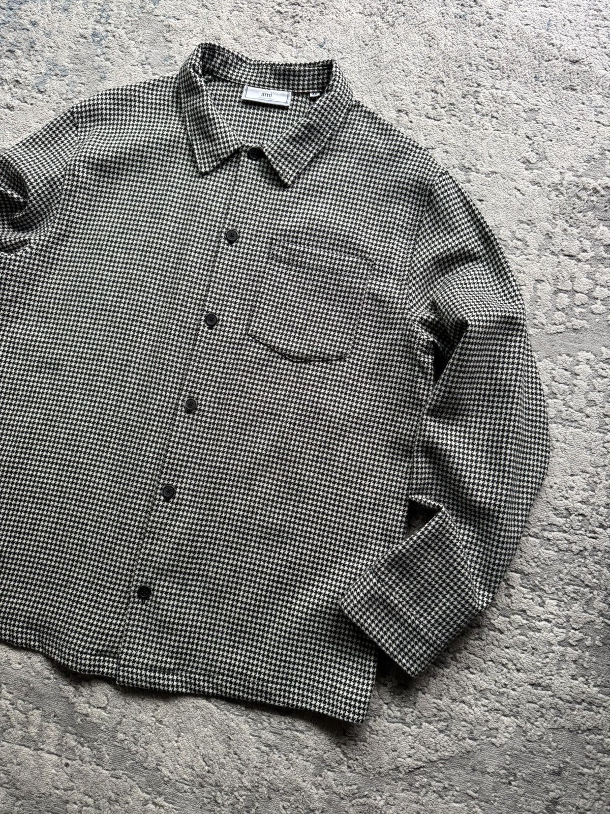 AMI Ami Houndstooth overshirt Size M/L Size US M / EU 48-50 / 2 - 6 Thumbnail