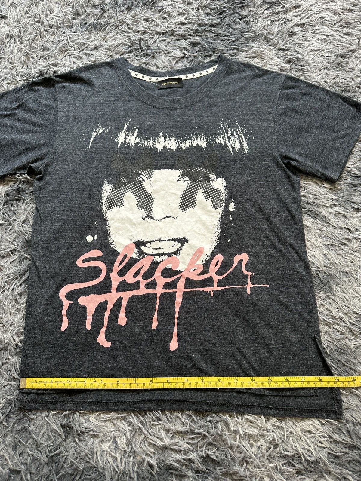 Hysteric Glamour Rare World Wide Love " Slacker " tee Size US M / EU 48-50 / 2 - 12 Thumbnail