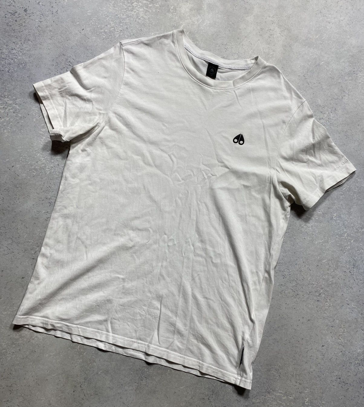 Moose Knuckles Moose Knuckles Satellite Logo Cotton T-shirt White Size US M / EU 48-50 / 2 - 2 Thumbnail