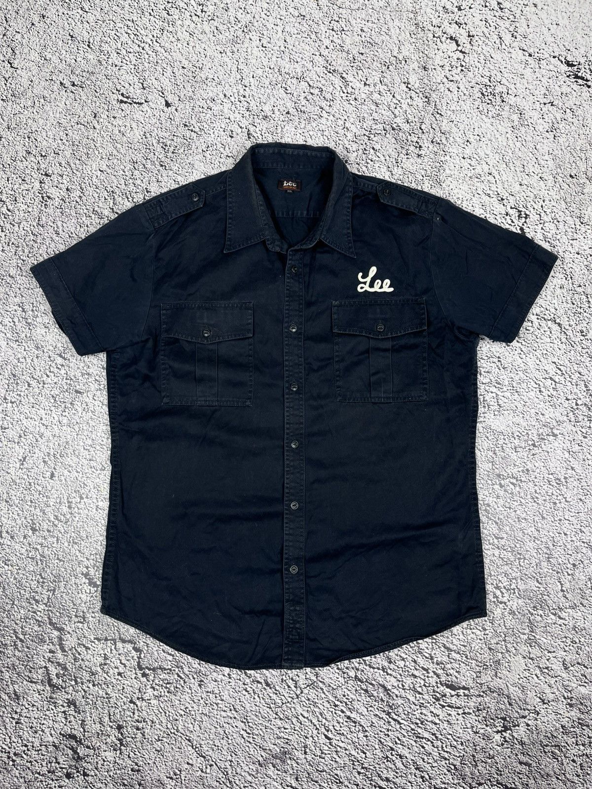 Lee Vintage 90s Lee Faded Kansas City Missouri Logo Faded Shirt Size US XL / EU 56 / 4 - 1 Thumbnail