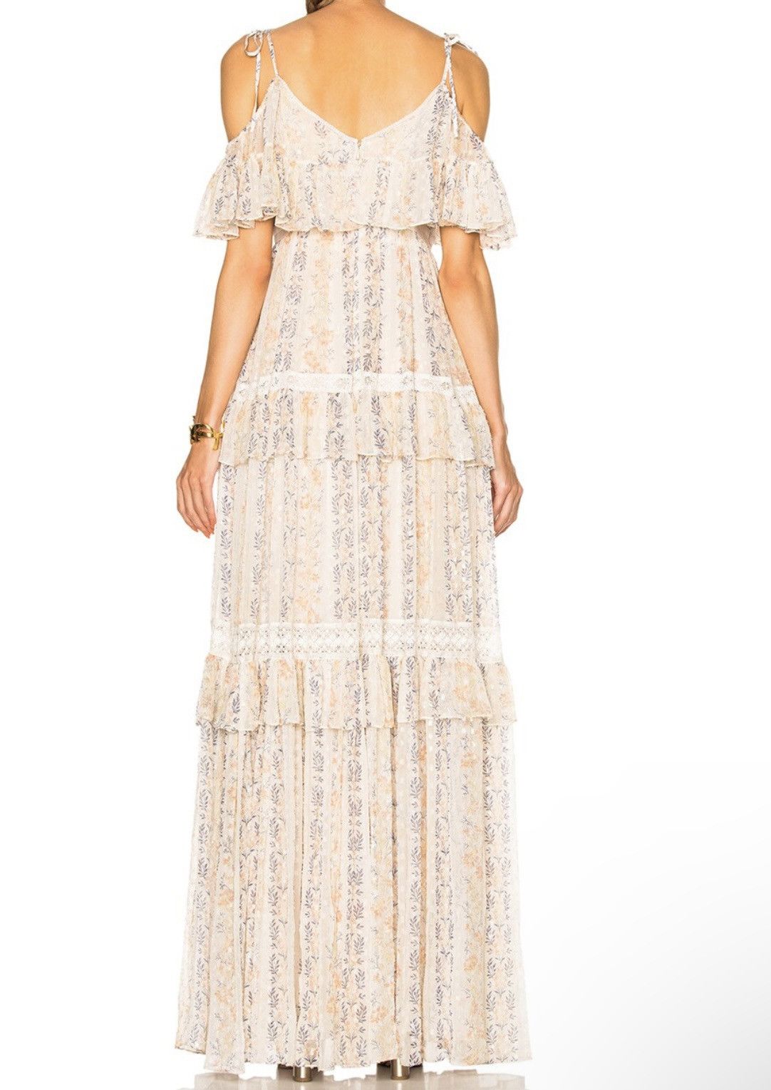 Other NEEDLE & THREAD Floral Stripe Maxi Dress size UK6/US2 Size XS / US 0-2 / IT 36-38 - 5 Thumbnail