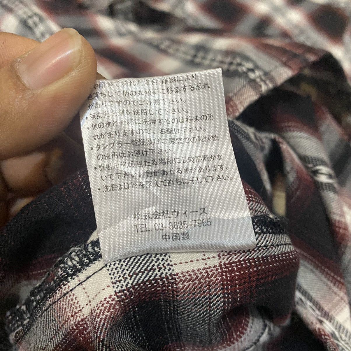 Japanese Brand 2000s Omko£ Vkei Style Bondage Zip Up Flannel Shirt Size US M / EU 48-50 / 2 - 10 Thumbnail