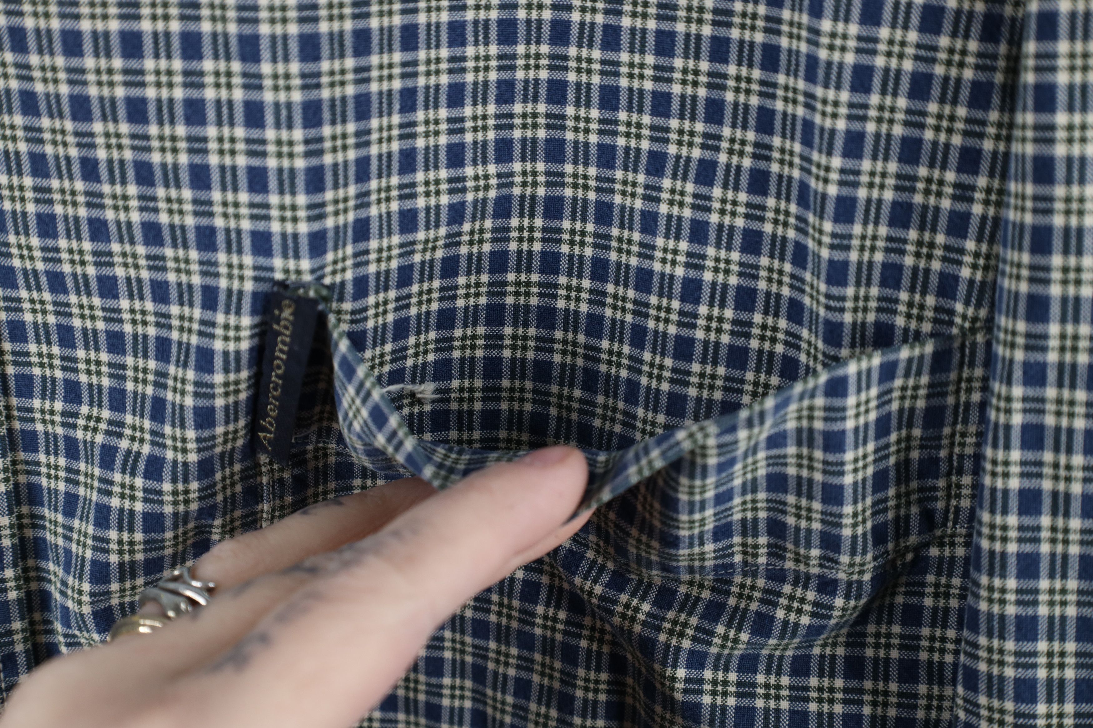 Abercrombie & Fitch × Vintage Vintage 90s Abercrombie & Fitch Collared Button Down Shirt Size US XL / EU 56 / 4 - 5 Thumbnail