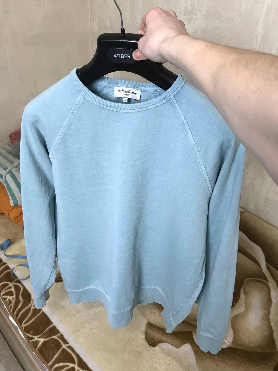 YMC 🔥 You Must Create Cotton Sweatshirt YMC Baby Blue Basic Size US M / EU 48-50 / 2 - 4 Thumbnail