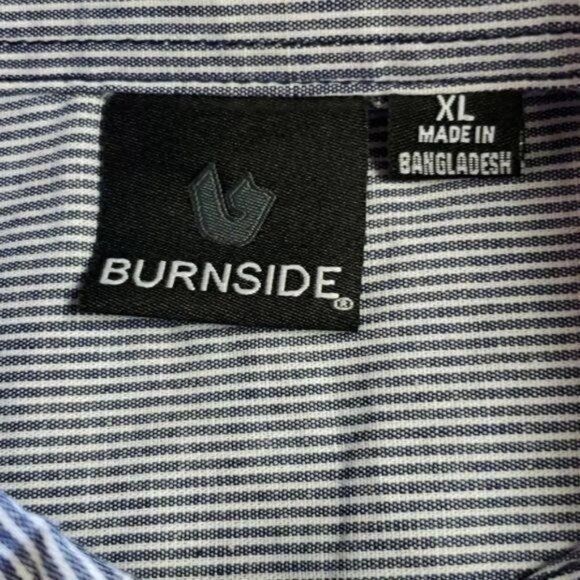 Burnside Burnside Blue Casual Button Down Long Sleeve Sz XL Shirt Size US XL / EU 56 / 4 - 8 Thumbnail