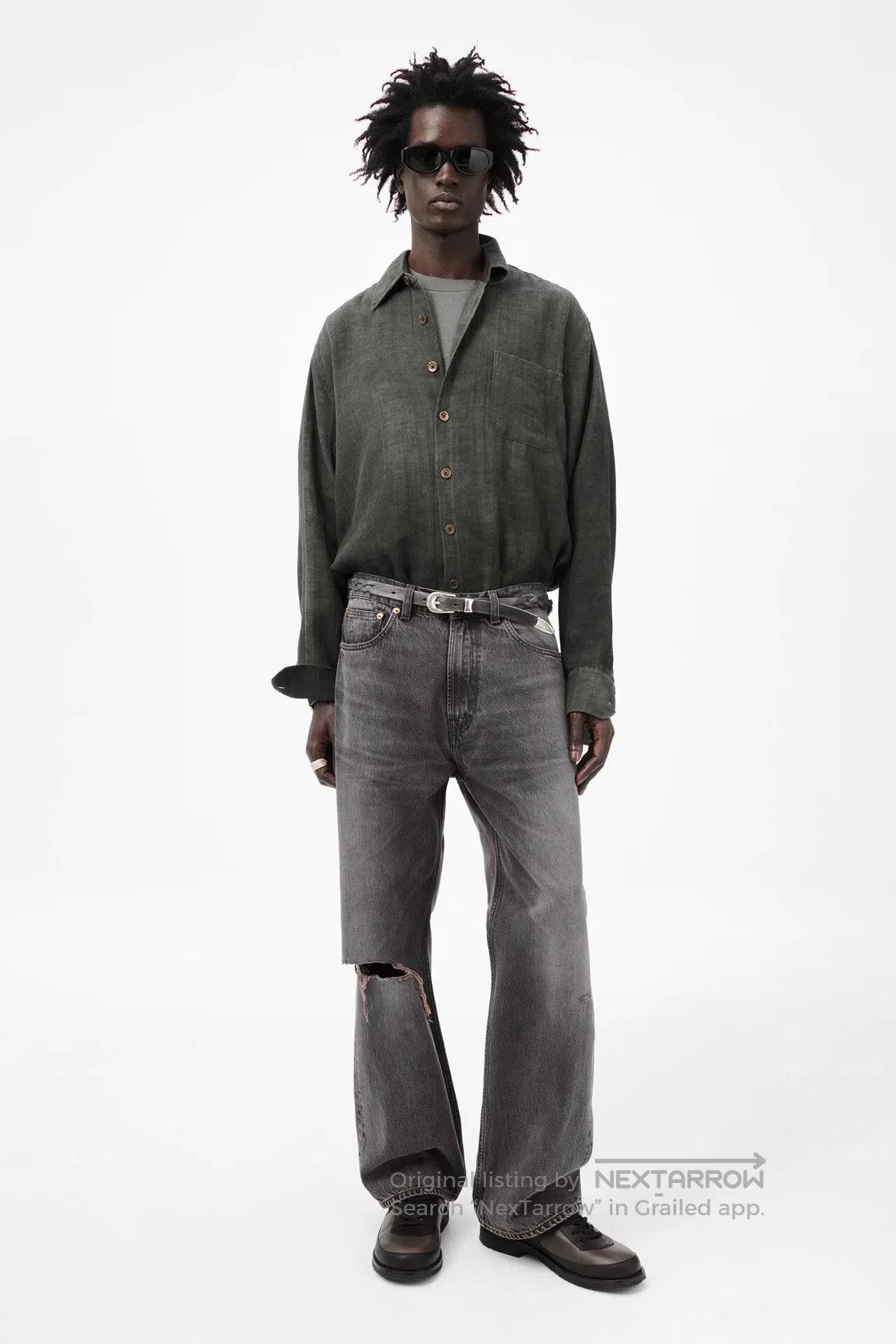 Our Legacy Our Legacy Highwaist Coffee Denim Pants. Size US 30 / EU 46 - 2 Thumbnail