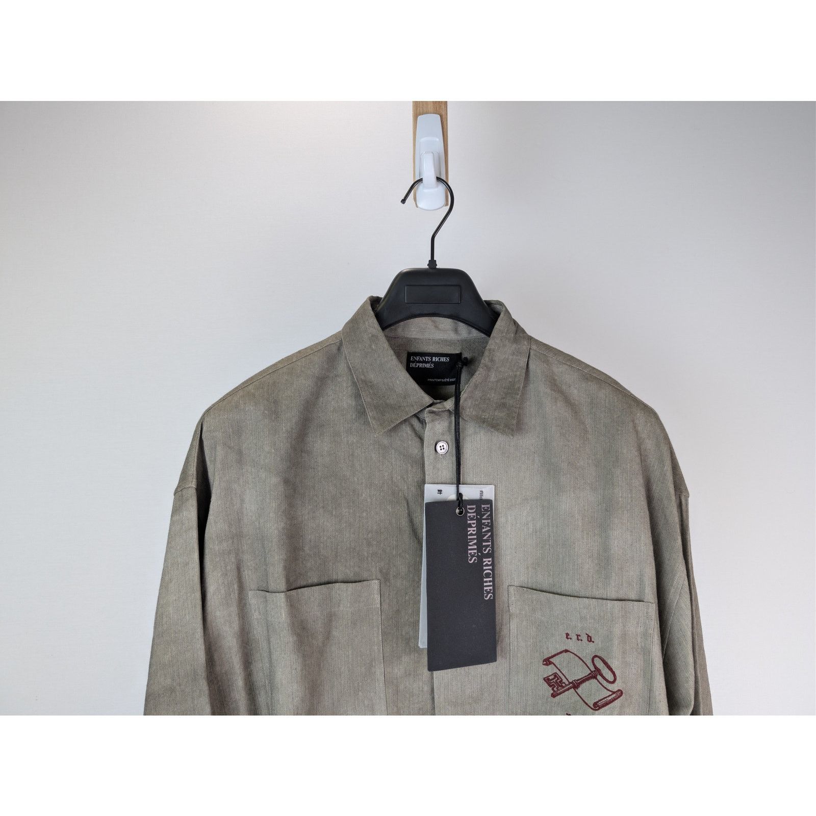 Enfants Riches Deprimes o1rshd1 Artist Button Down Shirt in Neutrals Size US XL / EU 56 / 4 - 3 Thumbnail
