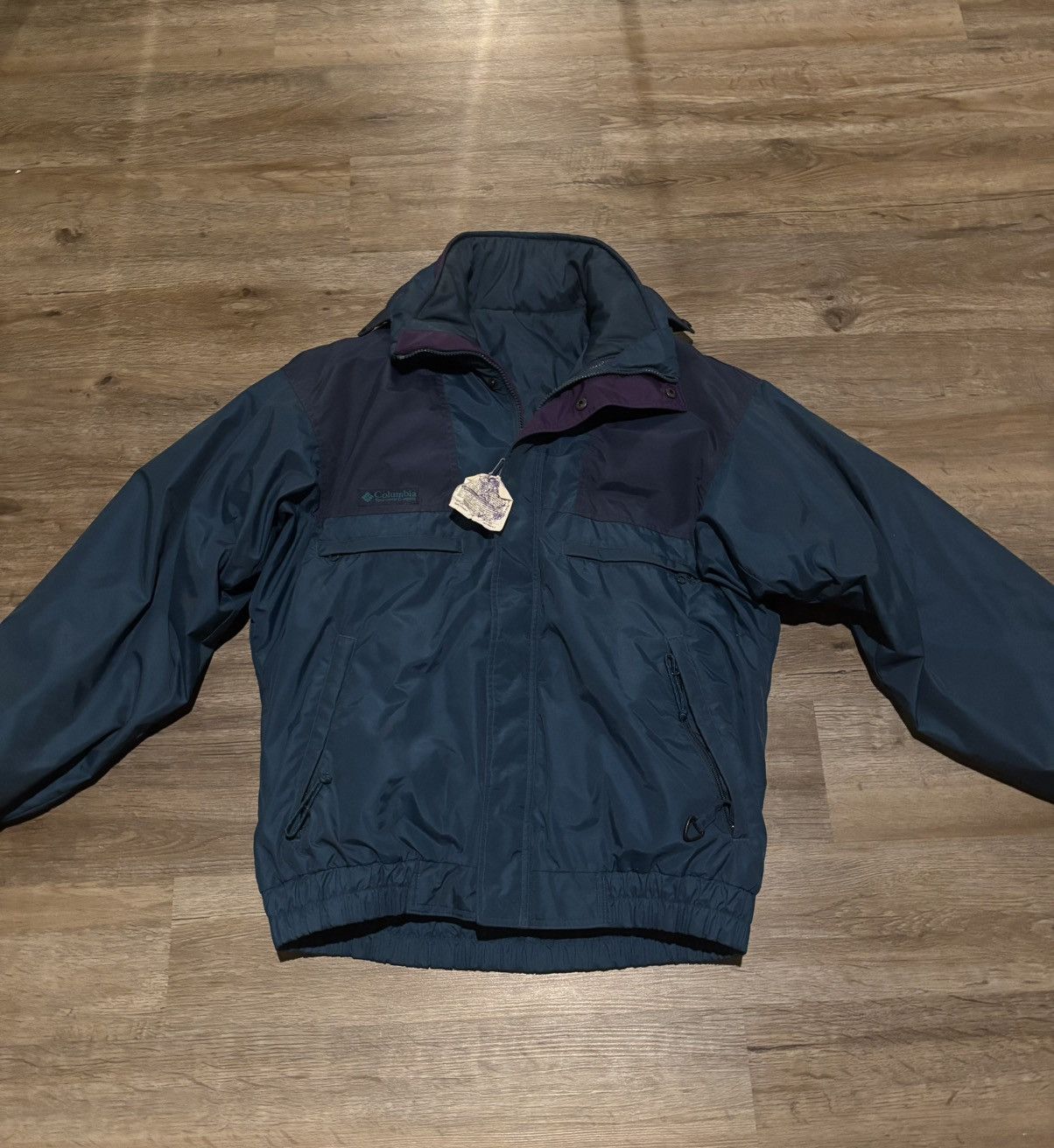 Columbia Blue Vintage Columbia Ski Coat Size US L / EU 52-54 / 3 - 1 Thumbnail