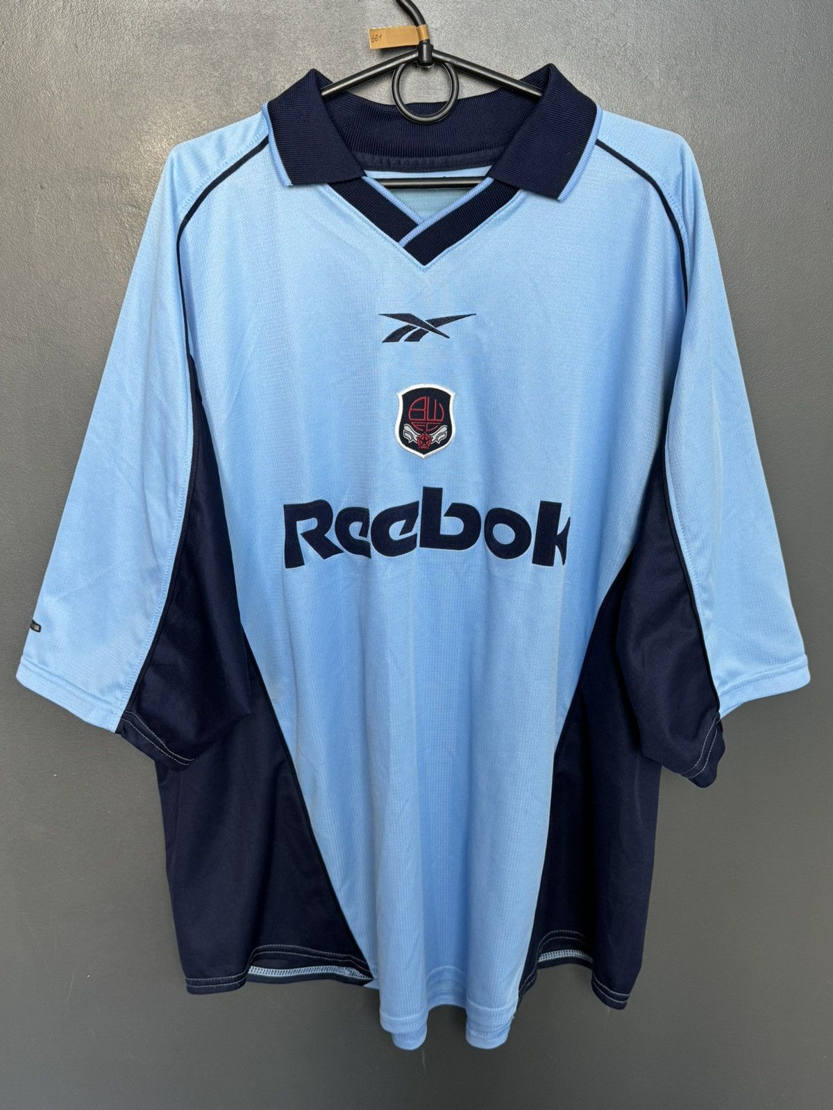 Reebok Bolton 00/01 Away Football Jersey Size US XXL / EU 58 / 5 - 1 Thumbnail