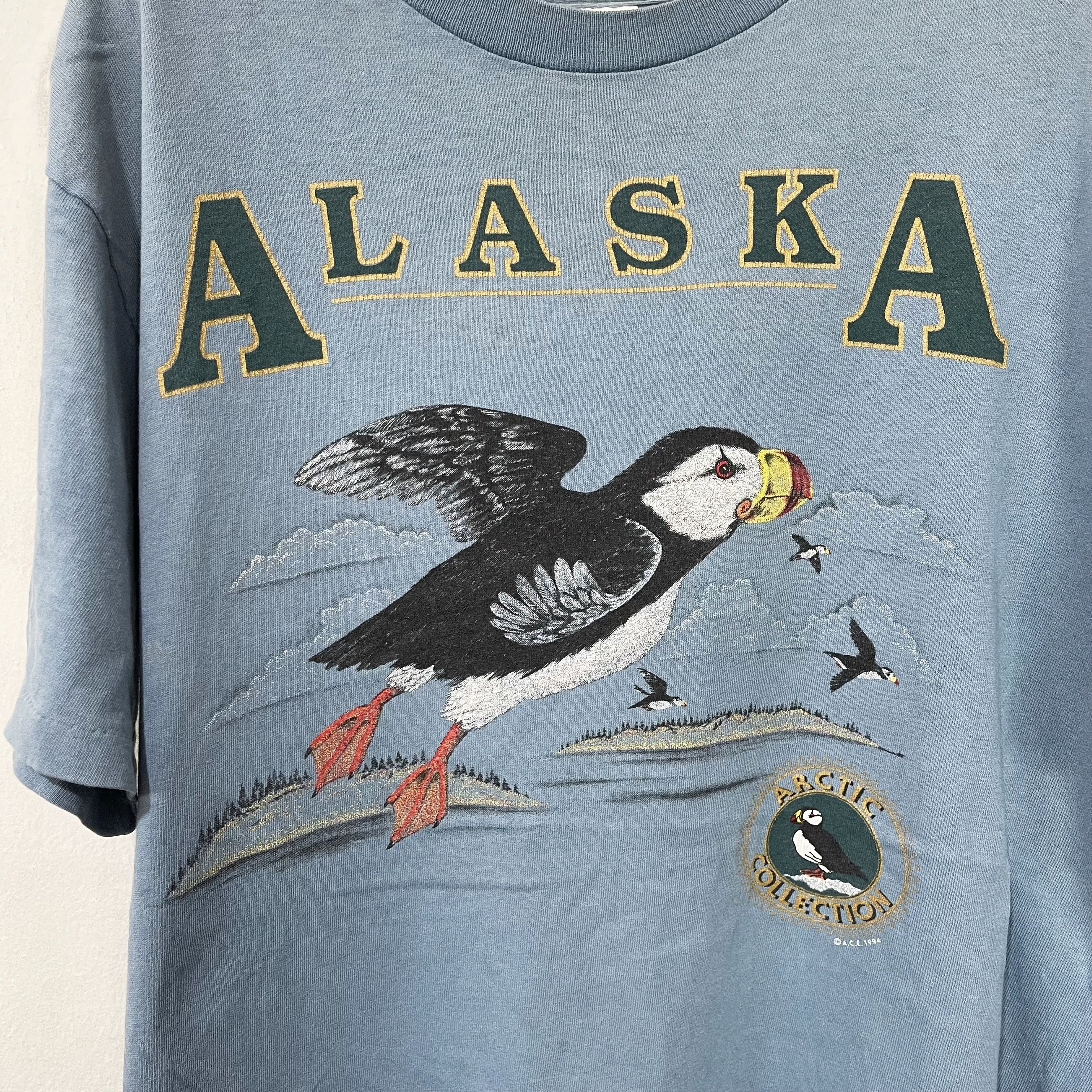 Vintage Vintage 90s Alaska Puffin T-Shirt Size US L / EU 52-54 / 3 - 2 Thumbnail