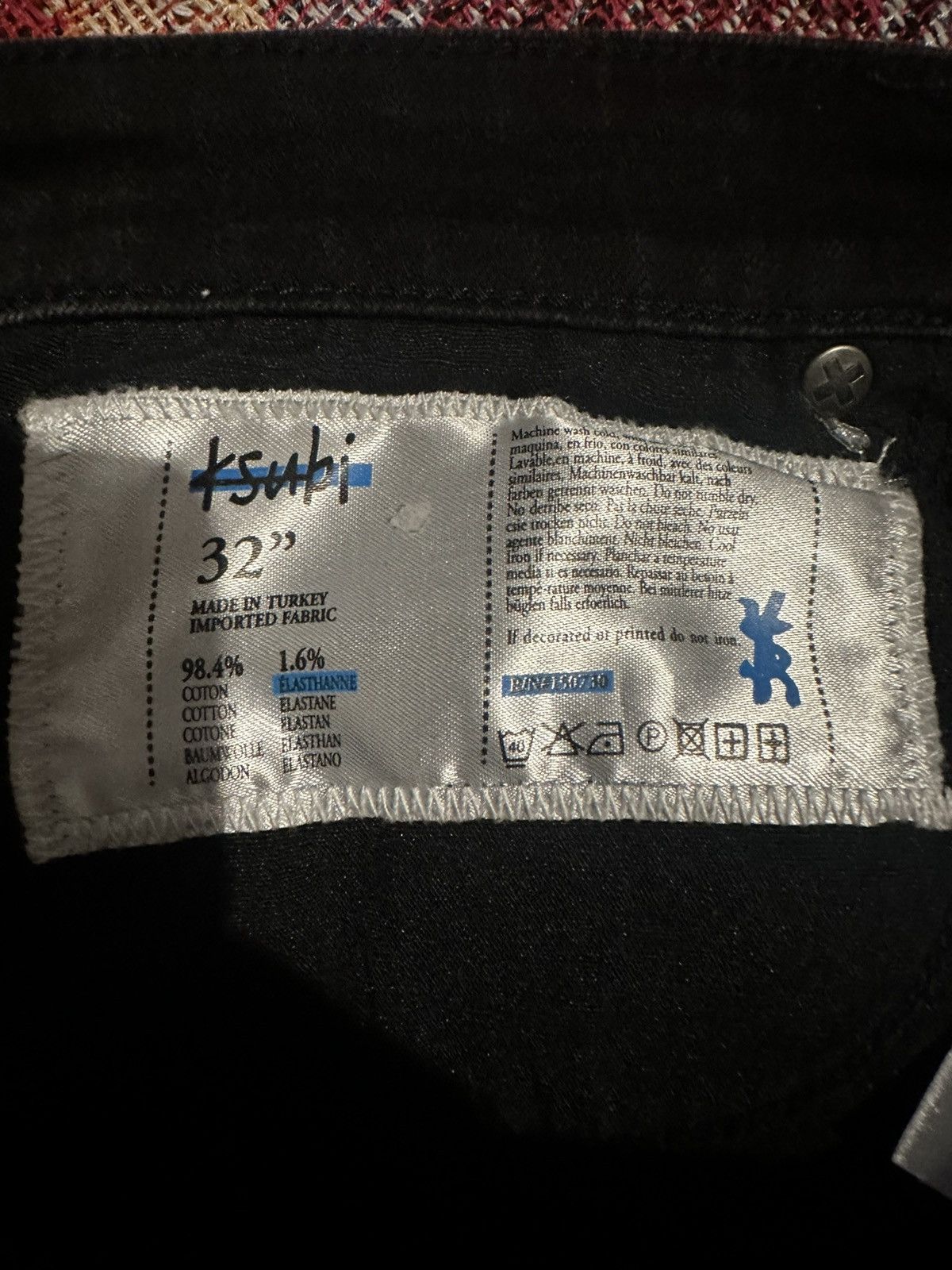 Ksubi Ksubi Chitch Laid Black Jeans Size US 32 / EU 48 - 3 Thumbnail