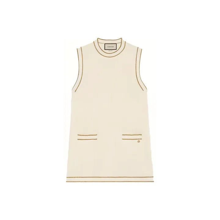Gucci Gucci Color Block Sleeveless Dress for Women-2507 Size XS / US 0-2 / IT 36-38 - 7 Thumbnail