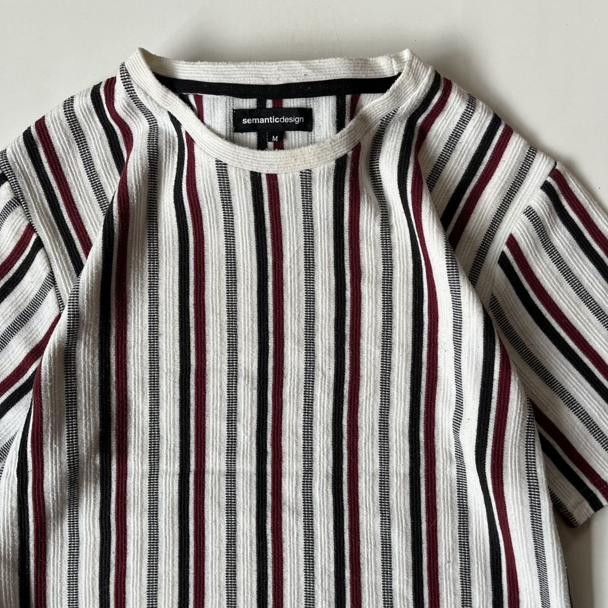 Japanese Brand Semantic Design Strips Tee Size US M / EU 48-50 / 2 - 2 Thumbnail