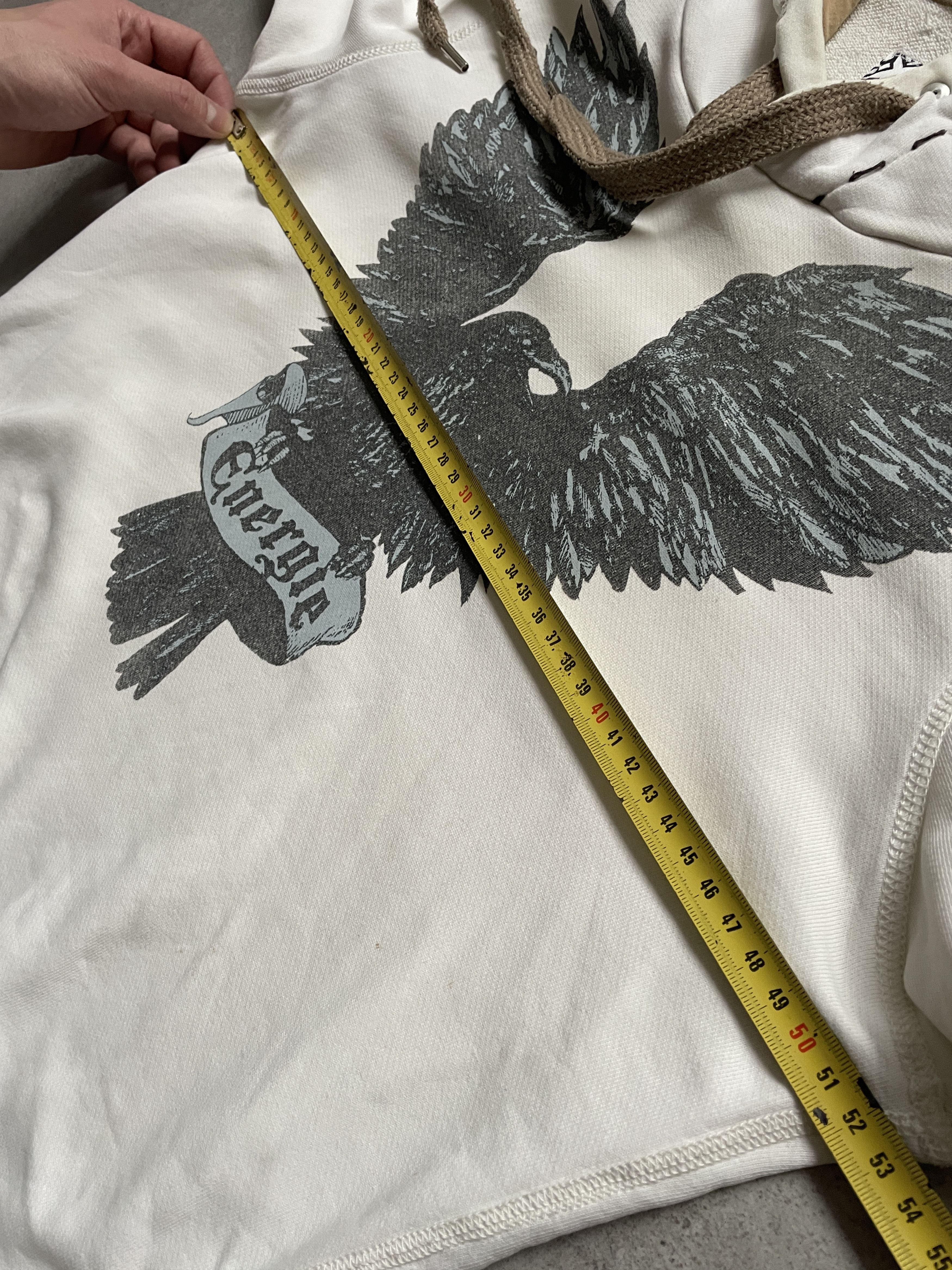 Energie Y2K ENERGIE JAPAN EAGLE SLIM FIT STUDDED HOODIE Size US S / EU 44-46 / 1 - 7 Thumbnail