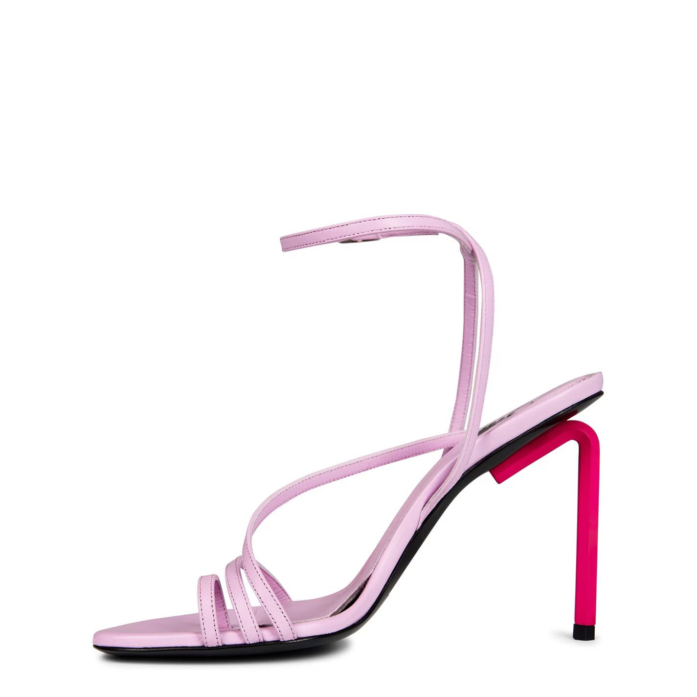 Off-White o1g2r1mq0125 Allen 110mm Strappy Sandals in Pink Size US 9 / IT 39 - 2 Thumbnail