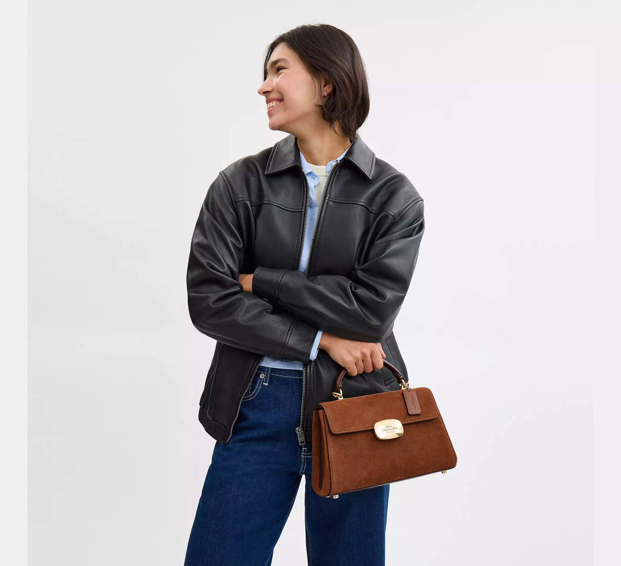 Coach NWT Coach Eliza Top Handle Bag CW014 Size ONE SIZE - 8 Thumbnail