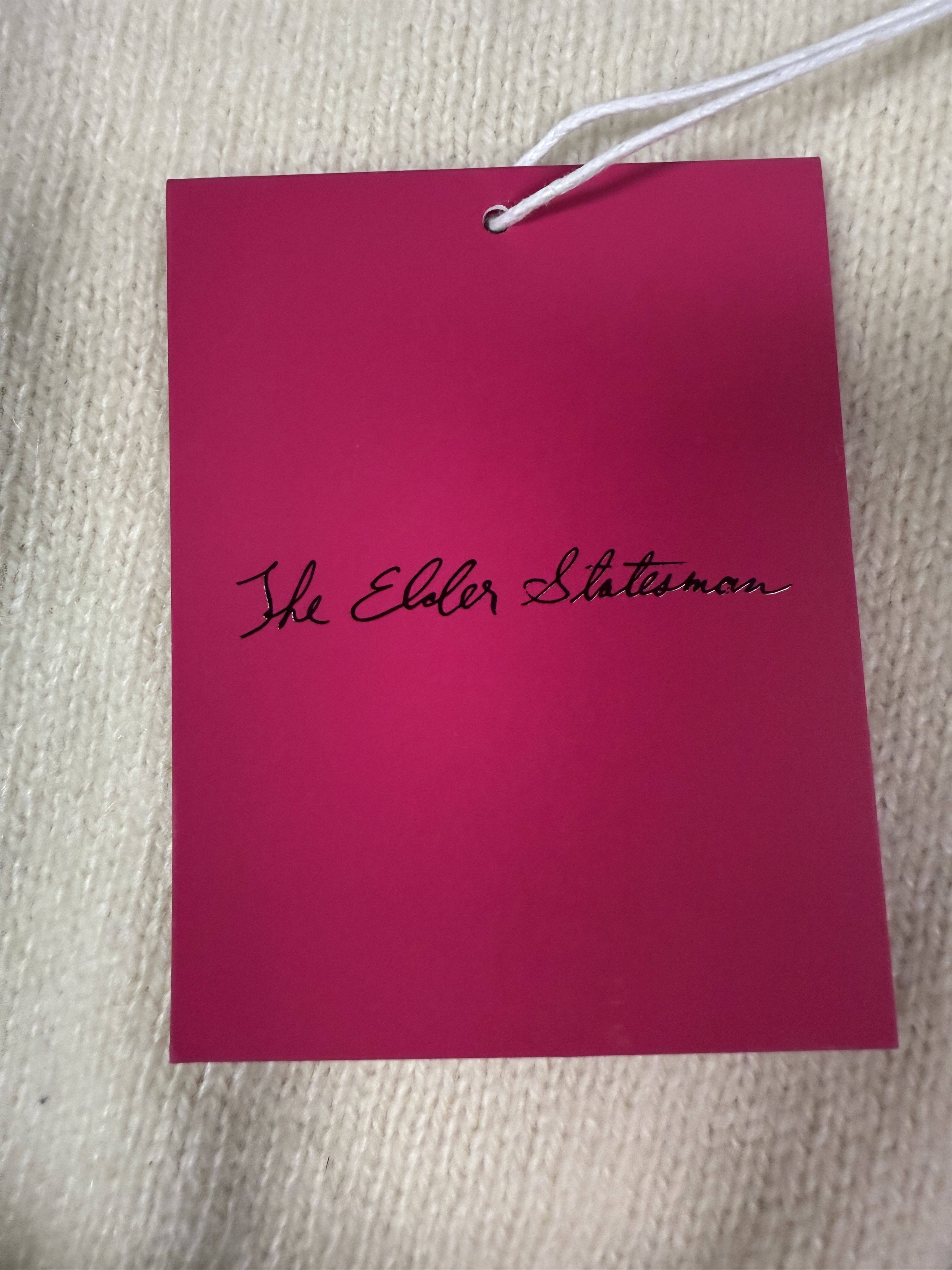 The Elder Statesman $1050 The Elder Statesman Simple Crew Cashmere Sweater Size S / US 4 / IT 40 - 11 Thumbnail