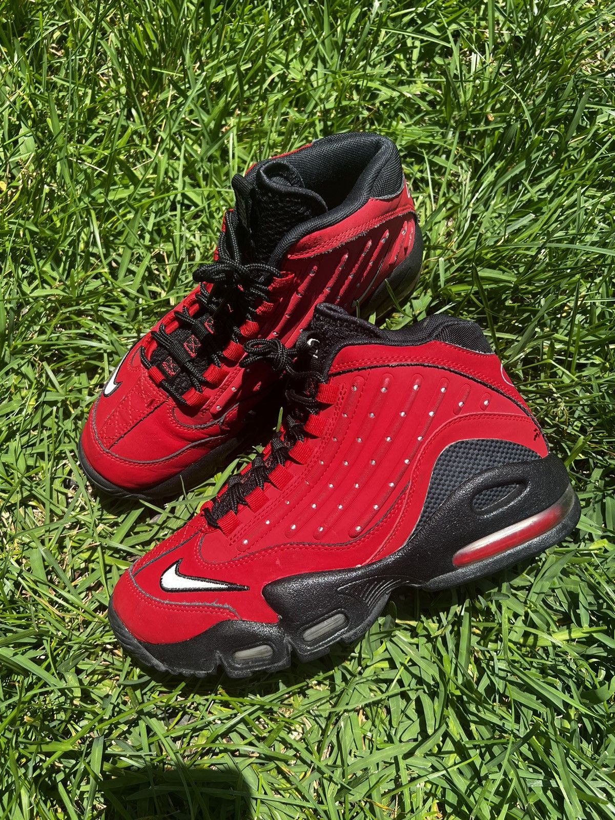 Nike CLEAN Nike Air Griffey II 2 size 7 Cincinnati Reds retro Size US 7 / EU 40 - 2 Thumbnail