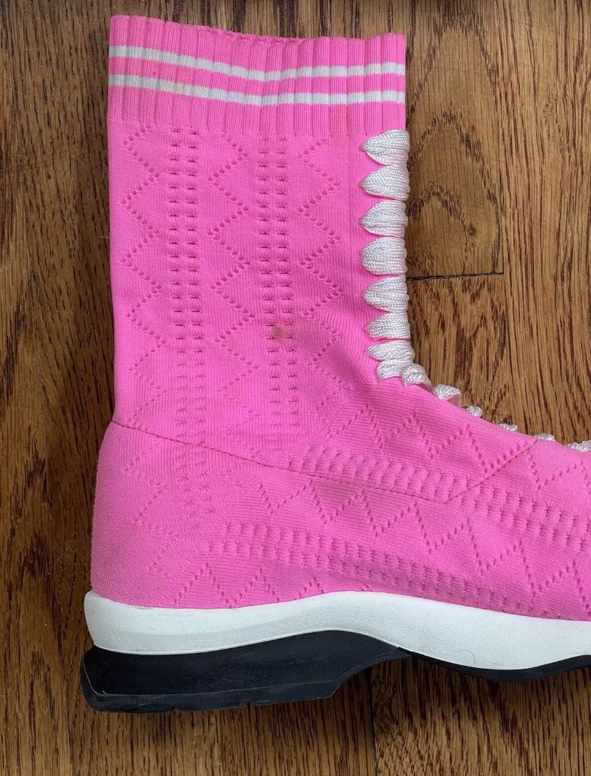 Fendi Fendi Rockoko Sneakers Knitted Sock Pink Women’s 39 Size US 9 / IT 39 - 12 Thumbnail