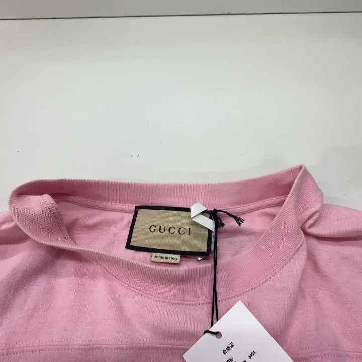 Gucci Gucci Pink Graphic Loose Fit T-Shirt-2507 Size XS / US 0-2 / IT 36-38 - 2 Thumbnail
