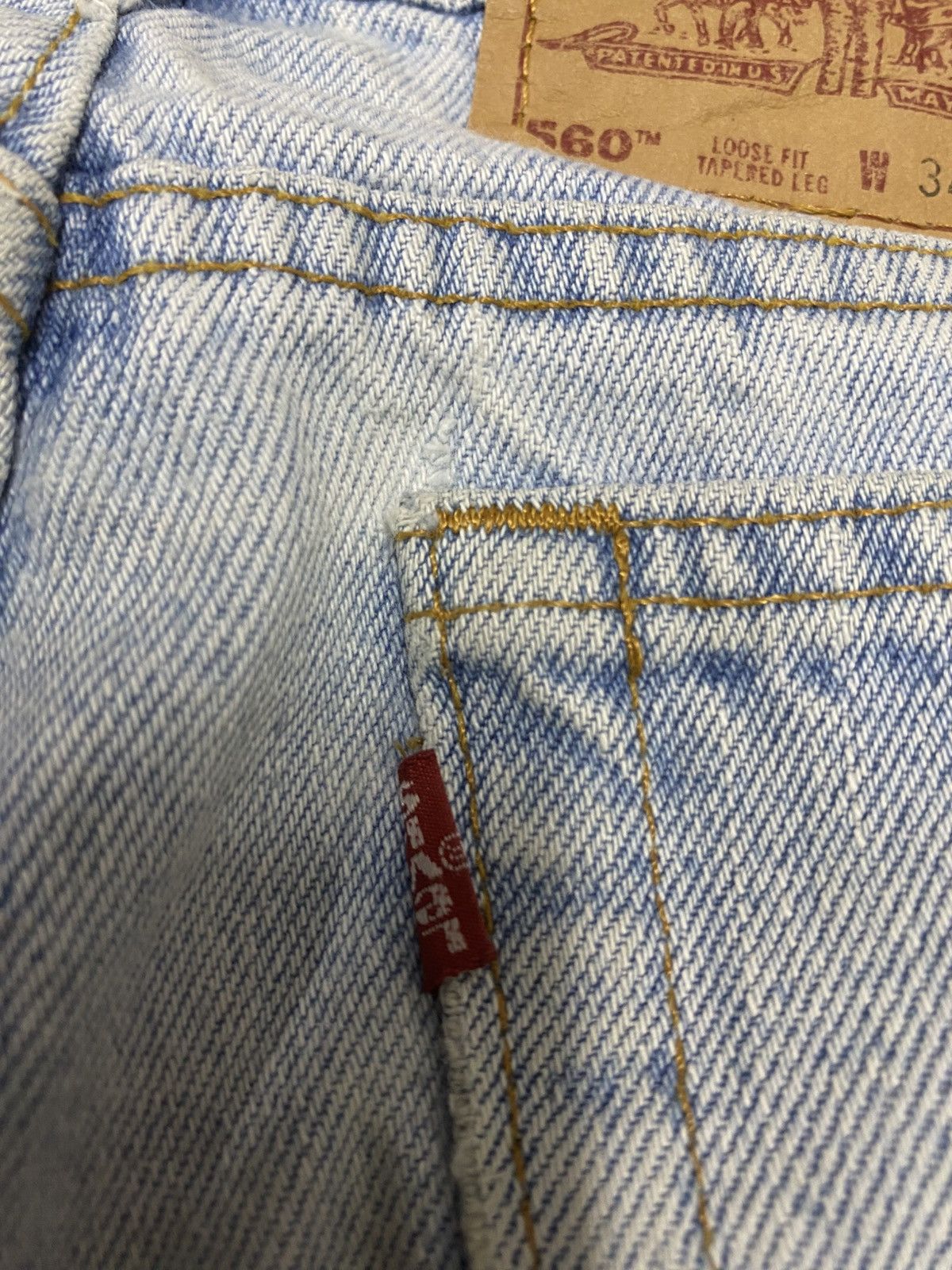 Levi's Size 32x29.5 Vintage Levis Distressed Baggy Jeans Faded Size US 32 / EU 48 - 15 Thumbnail