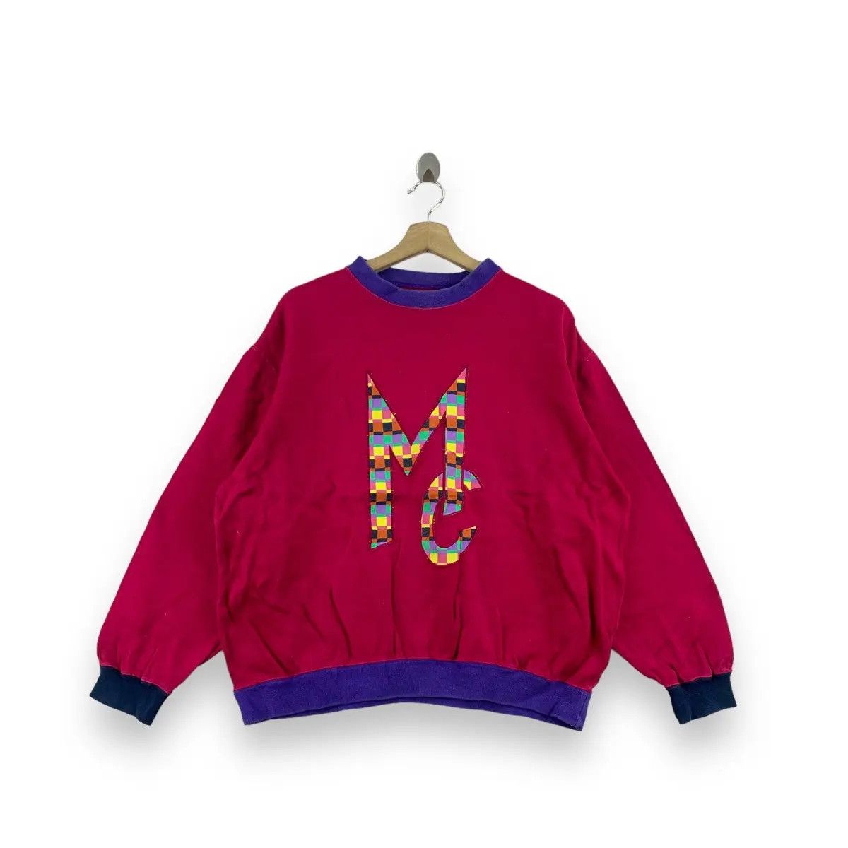 Missoni Vintage 90’ MISSONI CLUB ITALY Rainbow Logo Ringer Size XXL / US 16-18 / IT 52-54 - 1 Thumbnail
