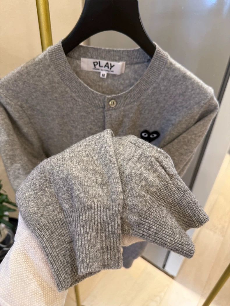 Comme des Garcons Comme Des Garcons Wool knitted cardigan gray Size M / US 6-8 / IT 42-44 - 6 Thumbnail