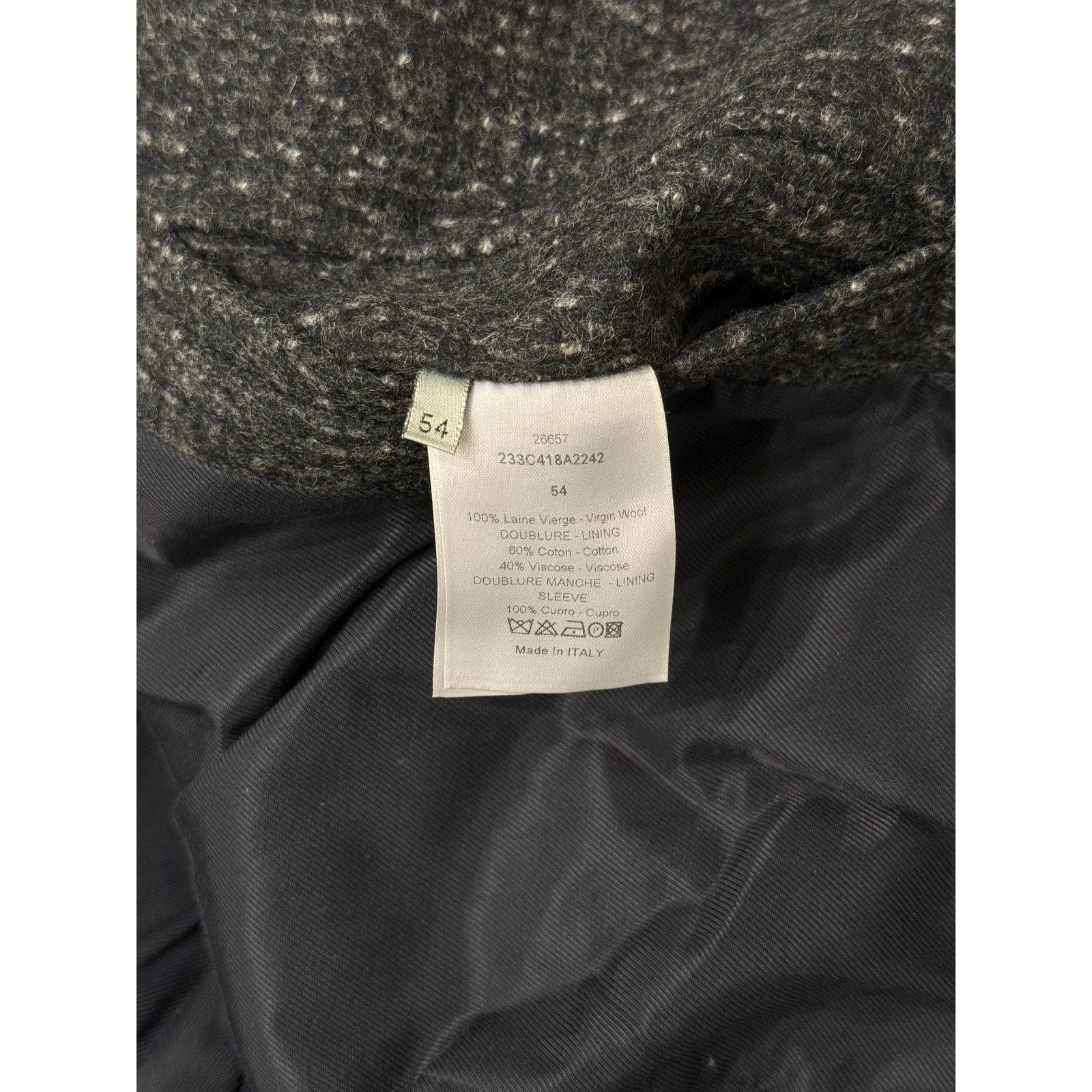 Dior 2010s Dior double breasted tweed wool coat Size US XL / EU 56 / 4 - 6 Thumbnail