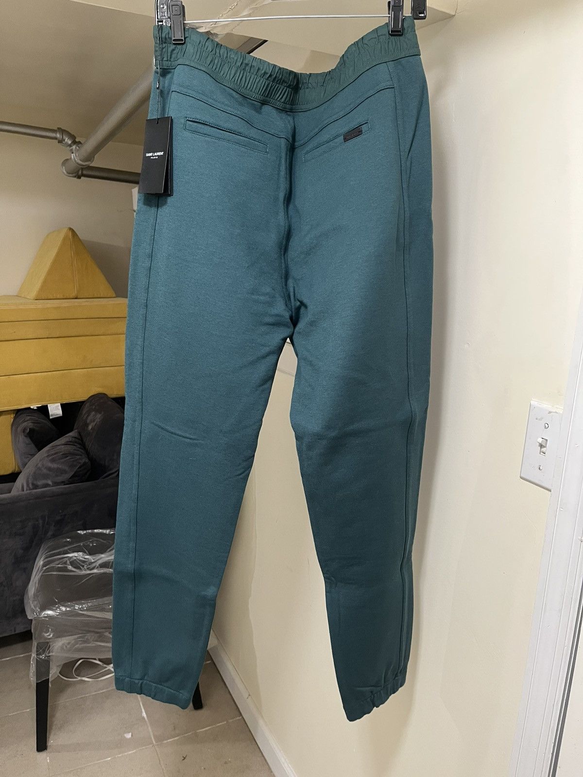 Saint Laurent Paris Saint Laurent Cassandra Terry Sweatpants Sz L Size US 34 / EU 50 - 6 Thumbnail