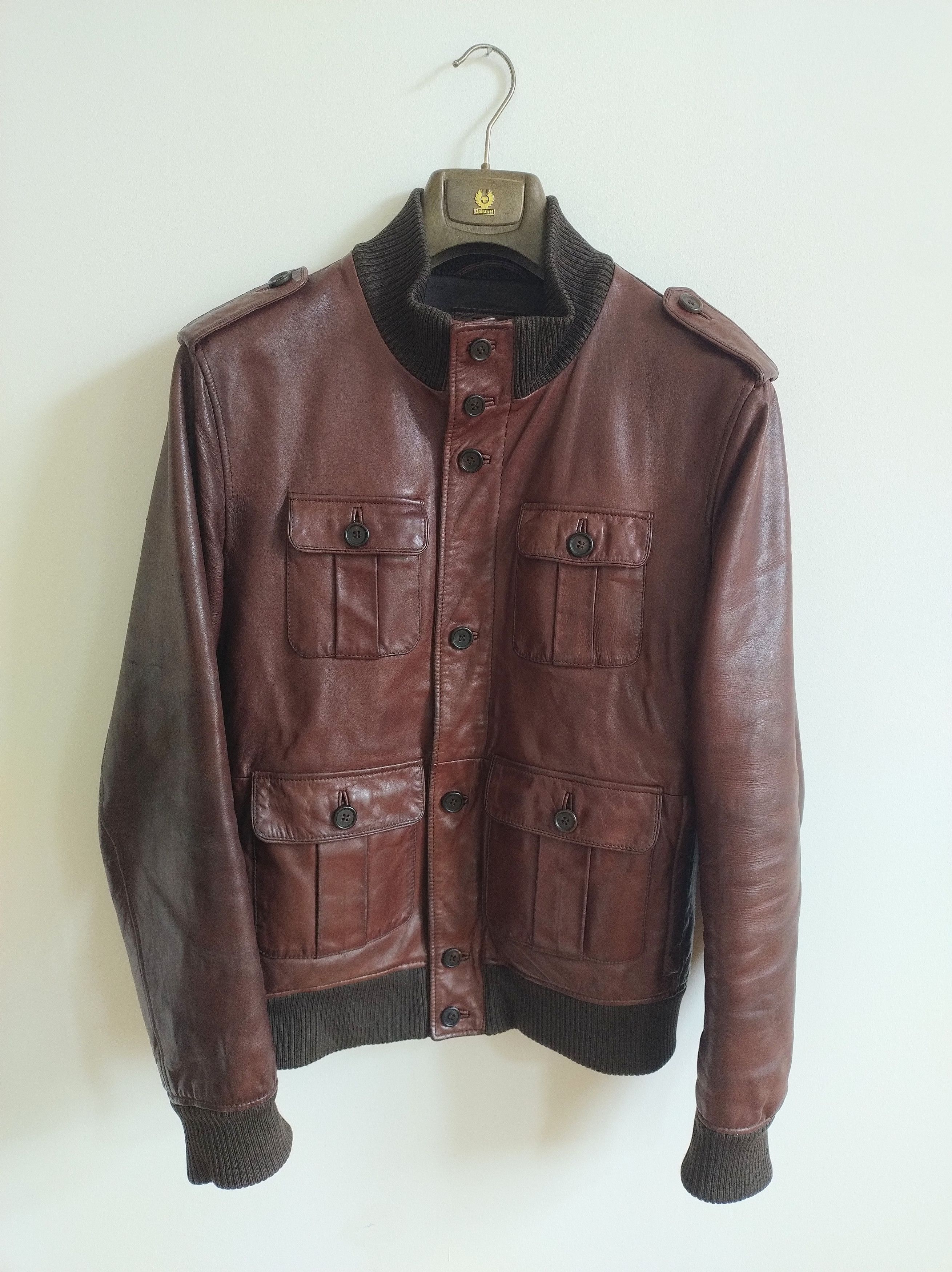 Prada Prada Leather Jacket Cargo Bomber archive 2008 Size US M / EU 48-50 / 2 - 2 Thumbnail