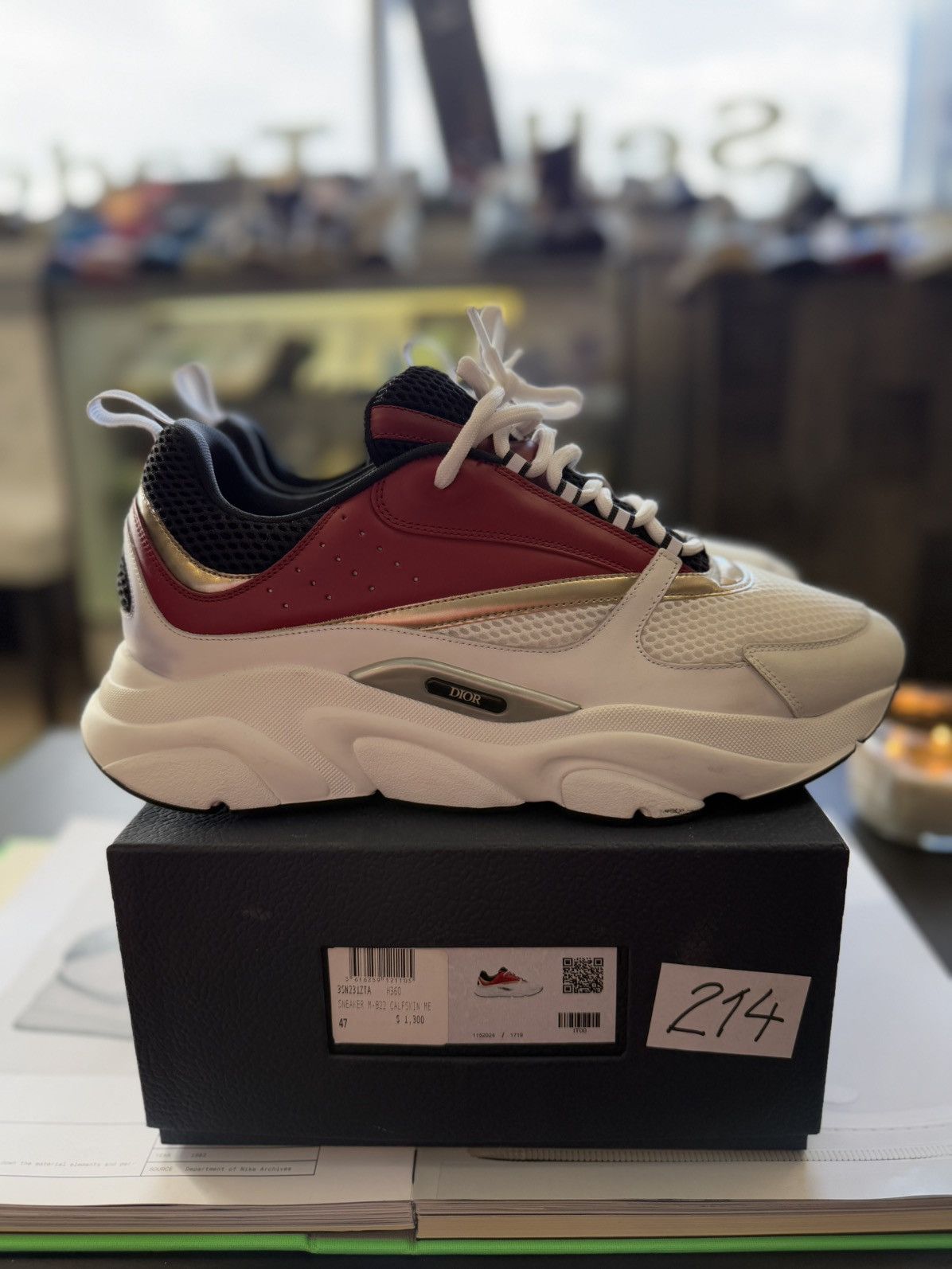Dior Dior B22 Low Top Sneakers Size 47EU/14US W BOX Size US 14 / EU 47 - 17 Thumbnail