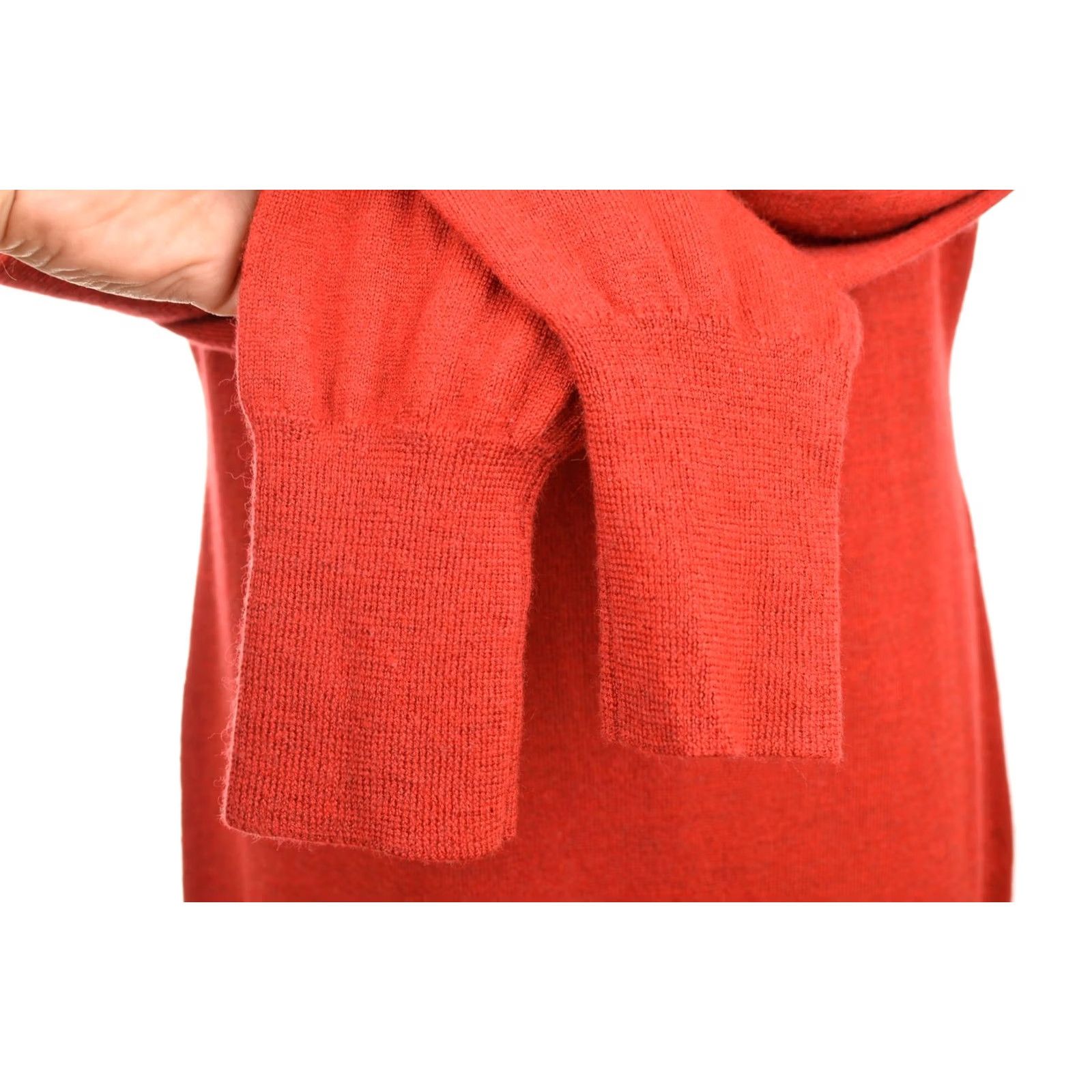 Vivienne Westwood VIVIENNE WESTWOOD DDP Red High Neck Wool Dress XL Women Long Dress - Bodycon S26CT0584 S13141 Size XL / US 12-14 / IT 48-50 - 5 Thumbnail