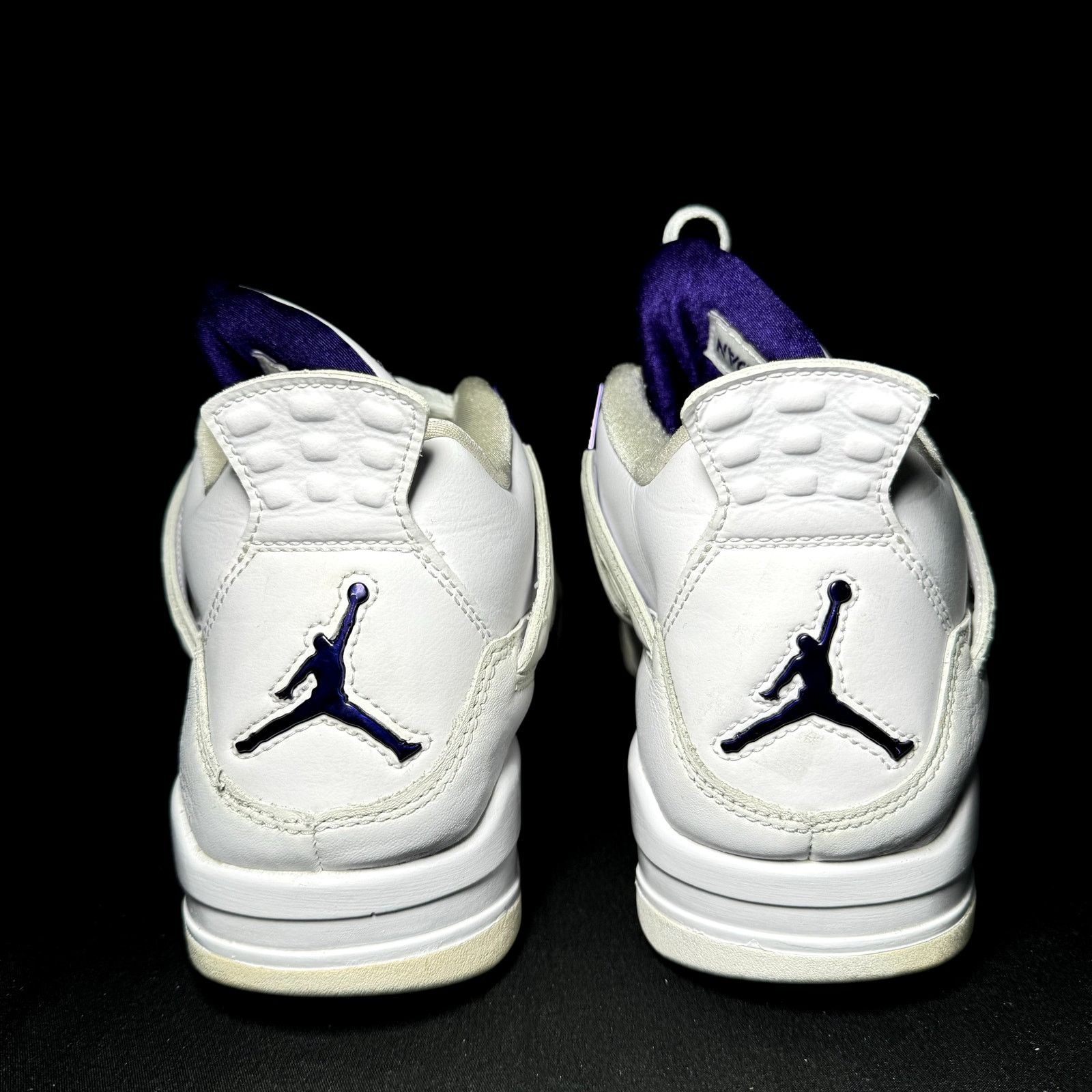 Jordan Brand × Nike Size 9 - Nike Air Jordan 4 Retro Purple Metallic Men's Shoes Size US 9 / EU 42 - 5 Thumbnail
