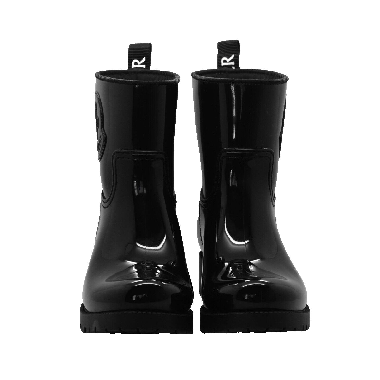 Moncler MONCLER Black PVC-Rubber Logo Waterproof Rain Boots Shoes 35 Size US 5 / IT 35 - 4 Thumbnail