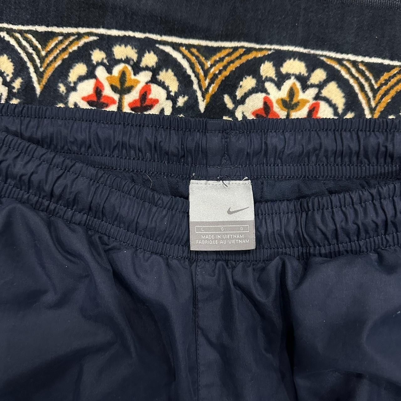 Nike Vintage Nike Blue navy track pants large baggy y2k swoosh Size US 34 / EU 50 - 2 Thumbnail