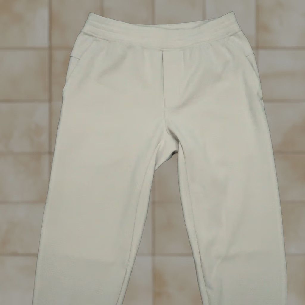 Lululemon Lululemon Pants Mens Medium Beige Gridliner Fleece Jogger Performance Athletic Shirt? Size US 31 - 1 Thumbnail