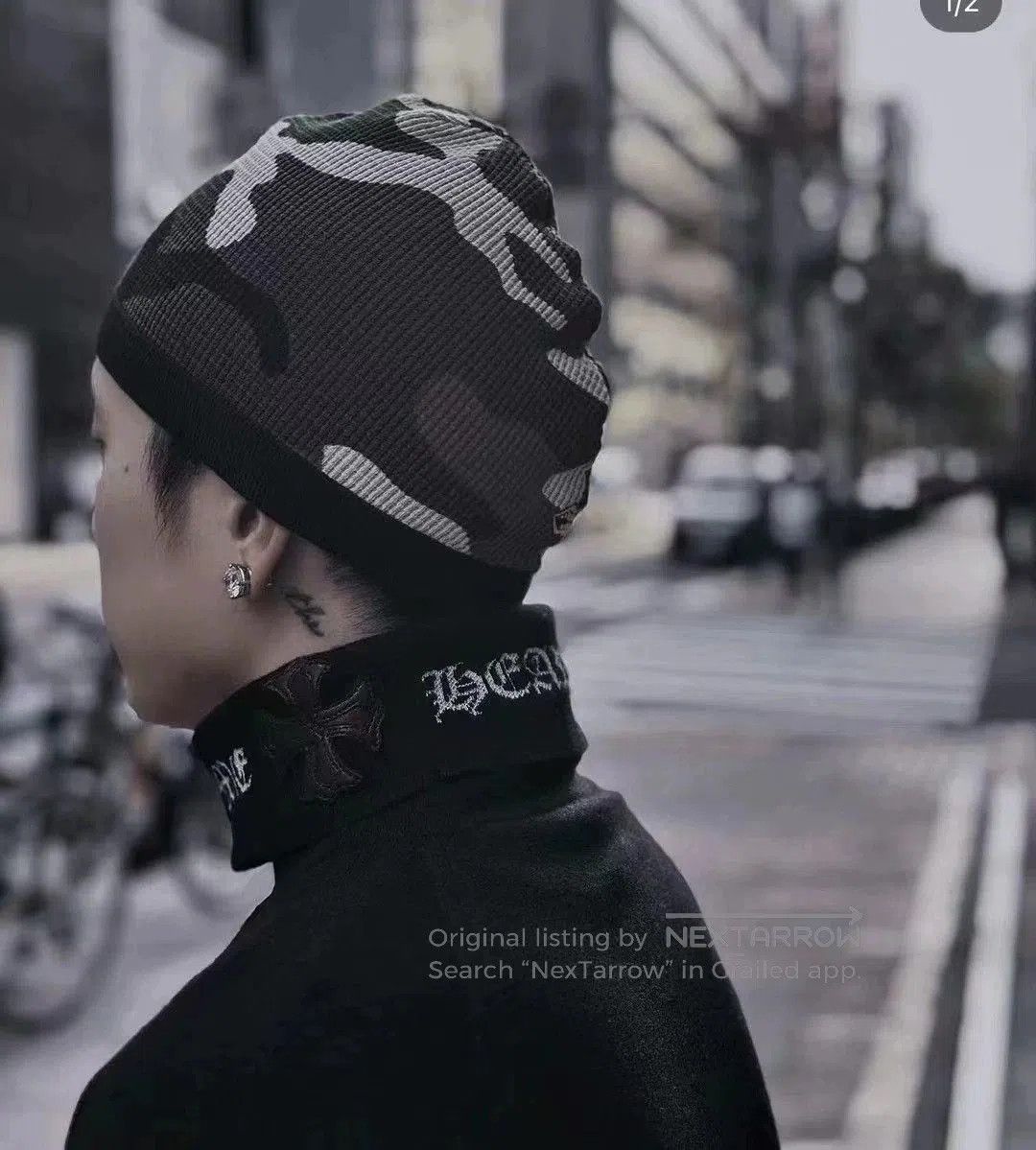 Chrome Hearts chrome hearts cross flower turtleneck sweater. Size US XL / EU 56 / 4 - 7 Thumbnail