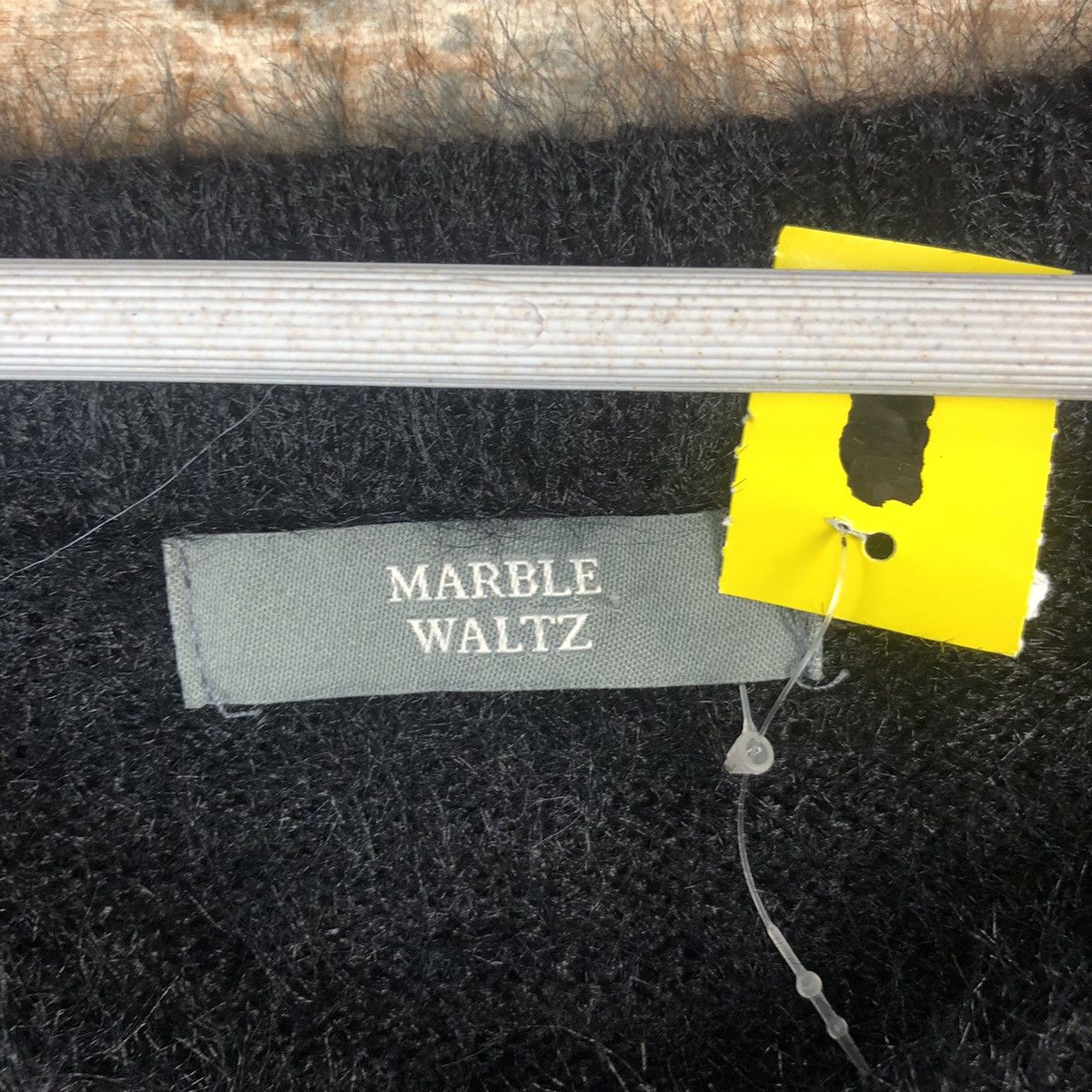 Homespun Knitwear DL Marble Waltz Black fur shaggy mohair Knitwear #C023 Size US M / EU 48-50 / 2 - 9 Thumbnail