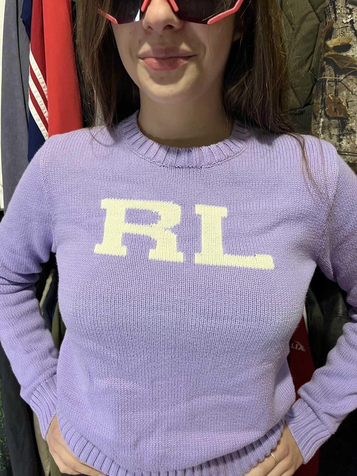 Polo Ralph Lauren Vintage Polo Ralph Lauren Sweater Big Logo Y2K Size S / US 4 / IT 40 - 19 Thumbnail